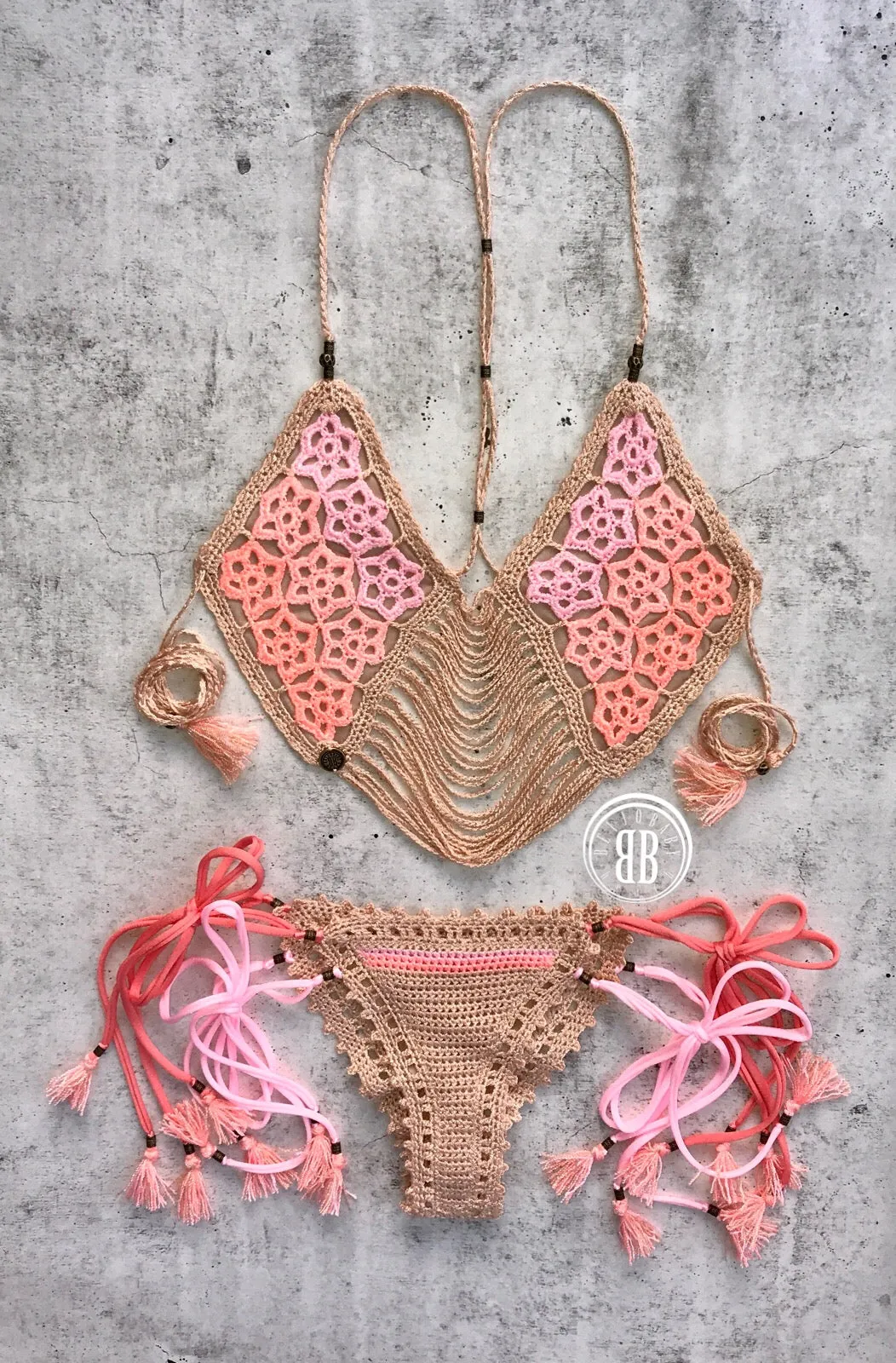 Daisies Crochet  bikini