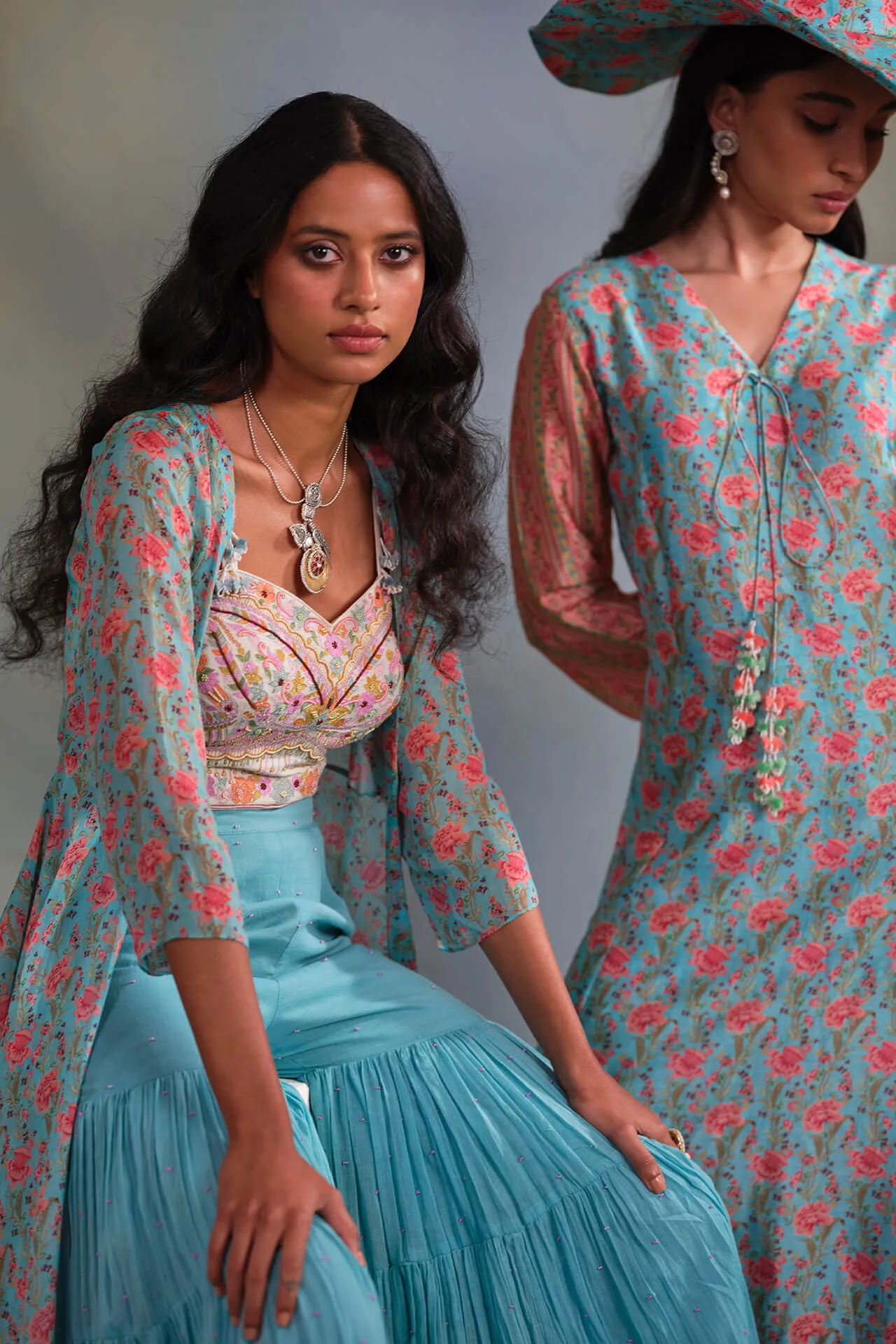Daisy Cape – Sharara Set