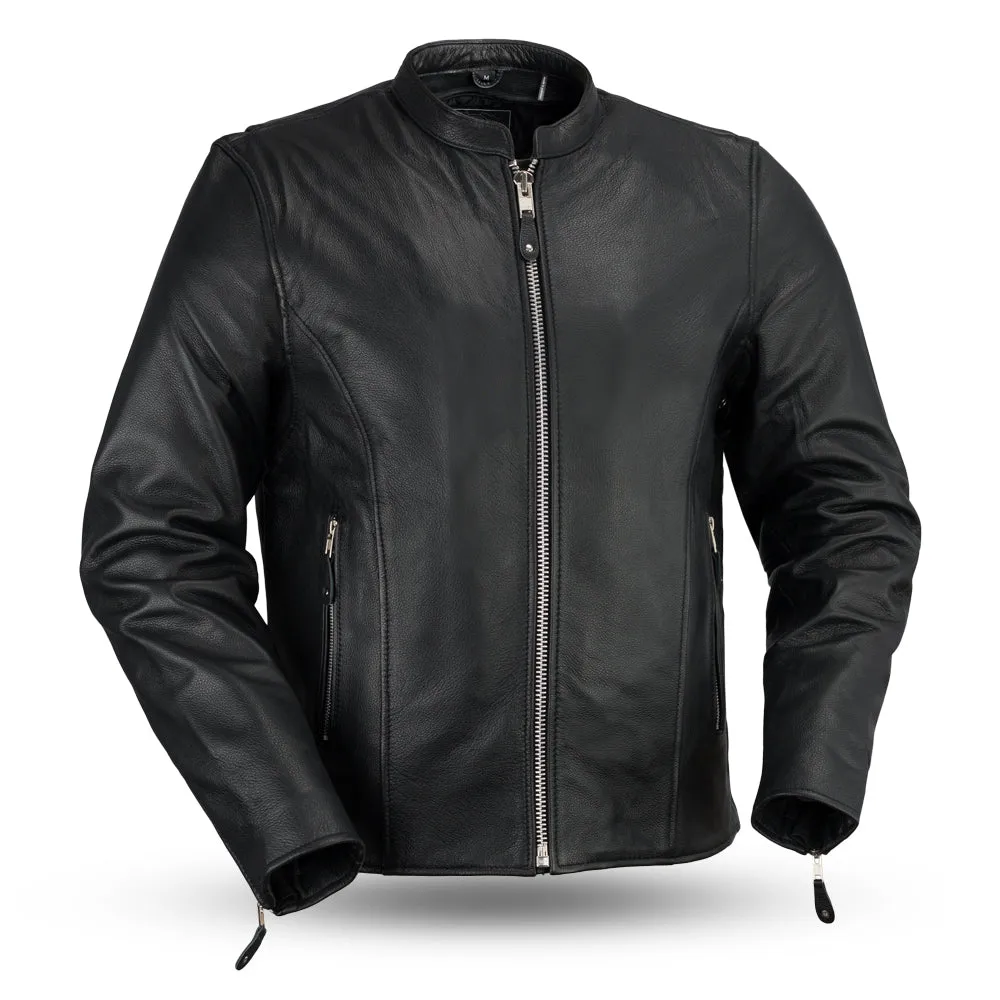 DAREDEVIL Café Style Leather Jacket