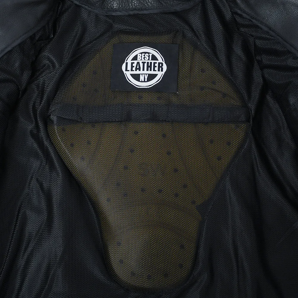 DAREDEVIL Café Style Leather Jacket