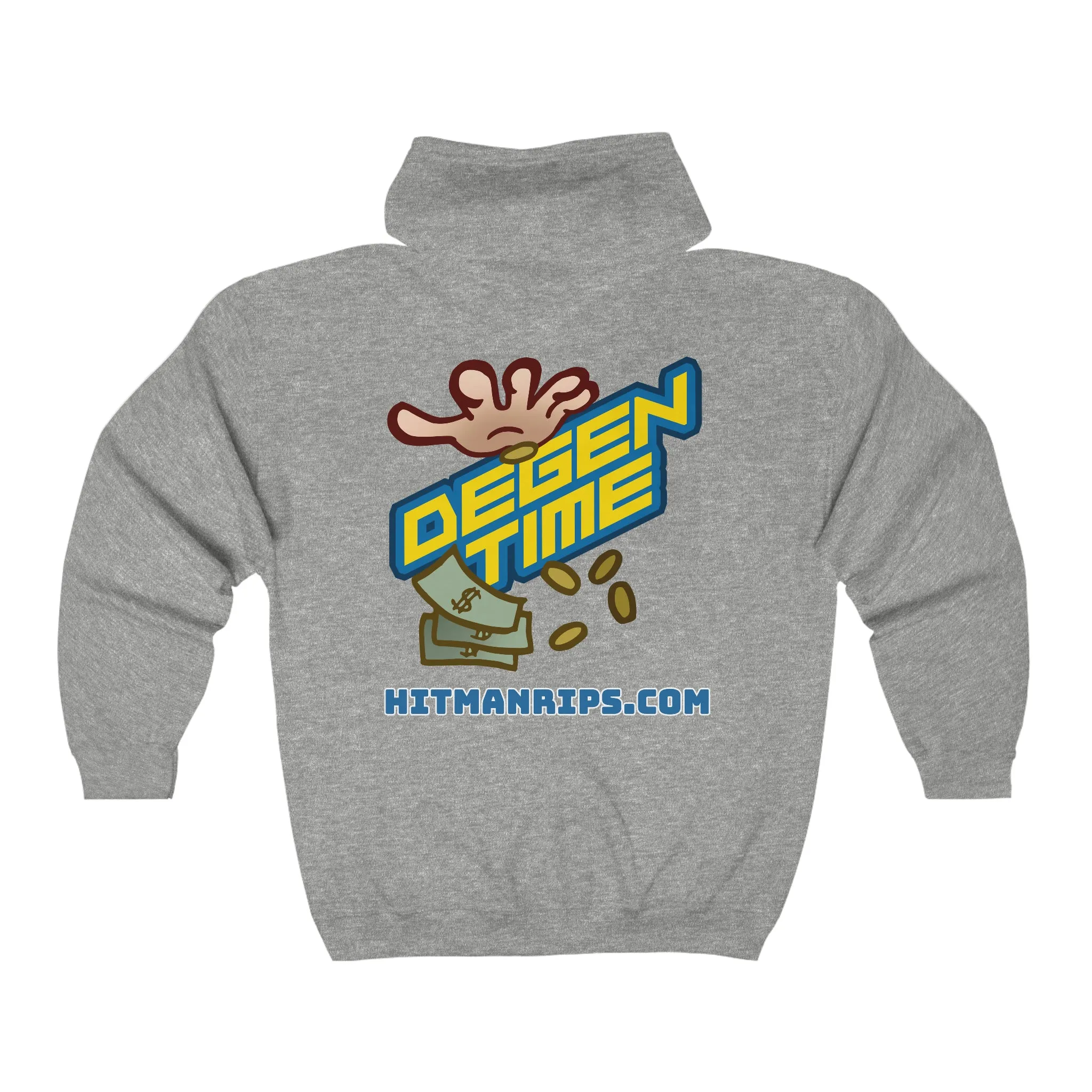 Degen Time Unisex Heavy Blend™ Full Zip Hooded Sweatshirt