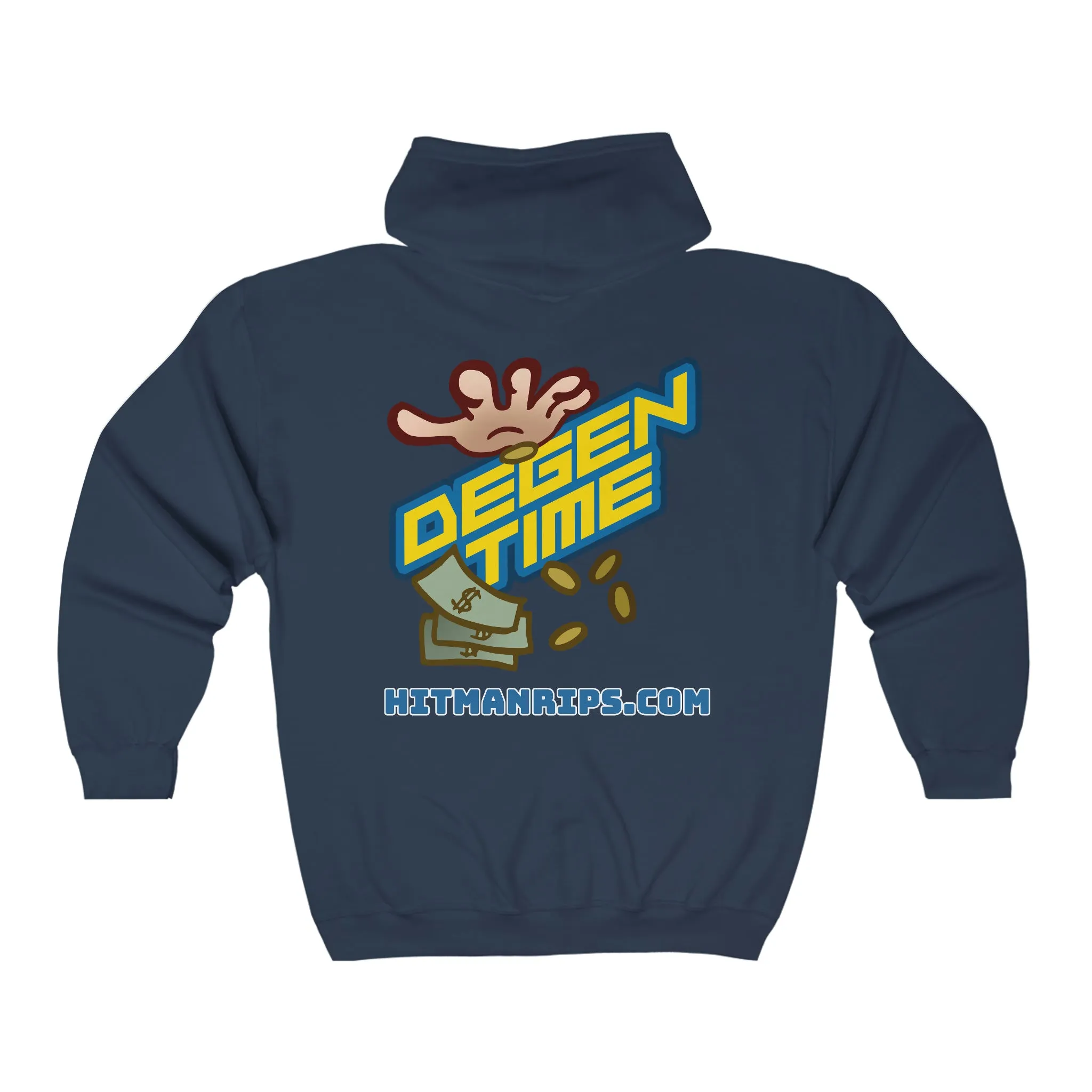 Degen Time Unisex Heavy Blend™ Full Zip Hooded Sweatshirt