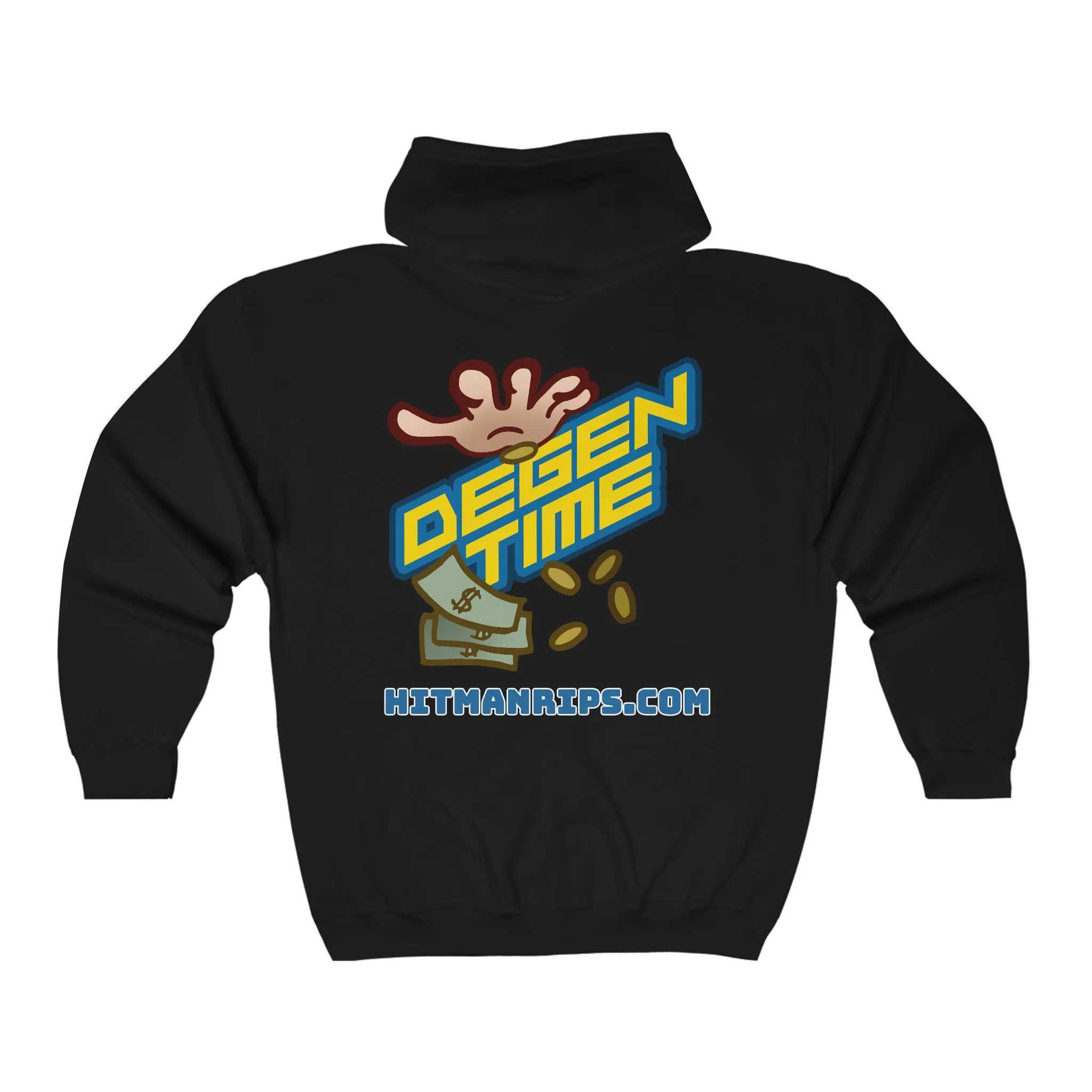 Degen Time Unisex Heavy Blend™ Full Zip Hooded Sweatshirt