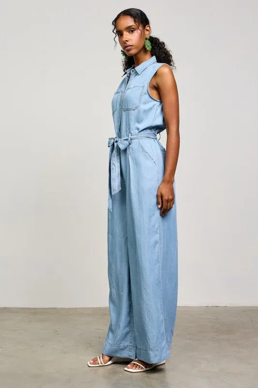 DELLA CHAMBRAY JUMPSUIT