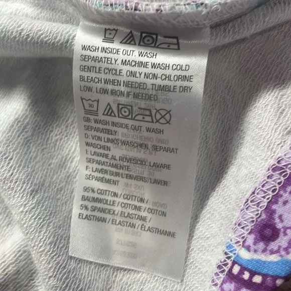 Denim D &amp; Co jacket Paisley purple turquoise white womens plus size 3X brand new