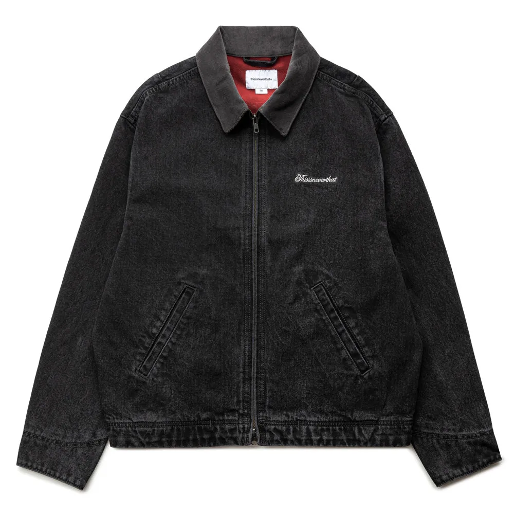 Denim Work Jacket | Black