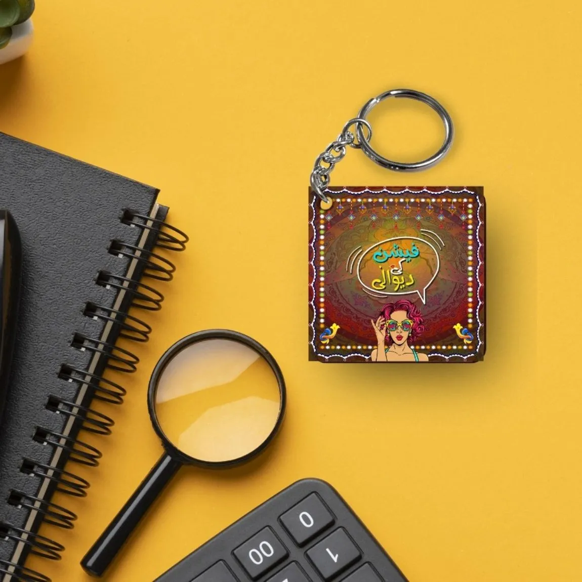 Digital Printed Truck Art Keychains