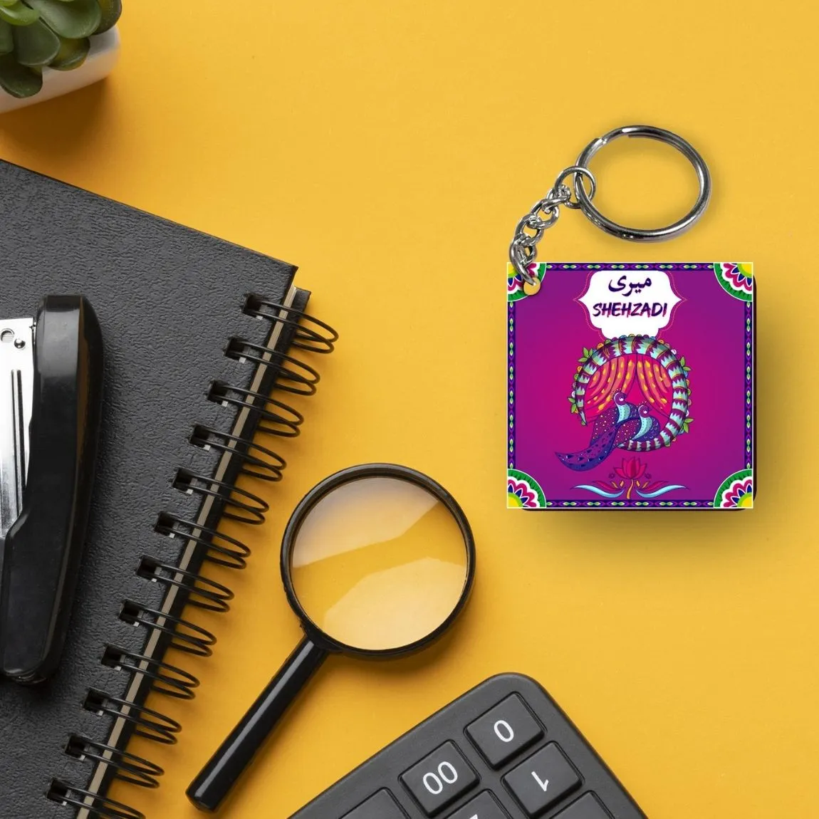Digital Printed Truck Art Keychains