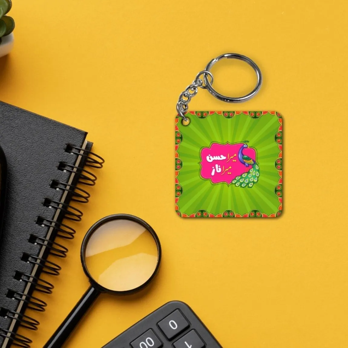 Digital Printed Truck Art Keychains
