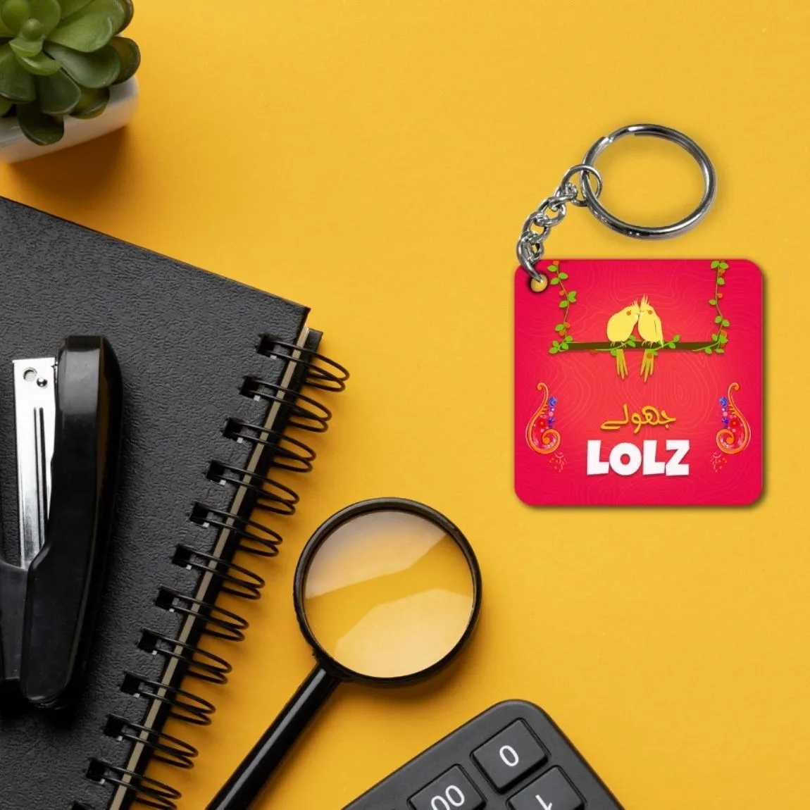 Digital Printed Truck Art Keychains