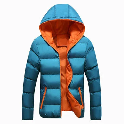 DIMUSI Men Winter Jacket Fashion Hooded Thermal Down Cotton Parkas Male Casual Hoodies Windbreaker Warm Coats 5XL,YA696