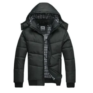 DIMUSI Men's Winter Men Jackets New Arrival Male Cotton Thick Warm Parkas Casual Outwear Windbreaker Mens Hoodies 4XL ,YA294