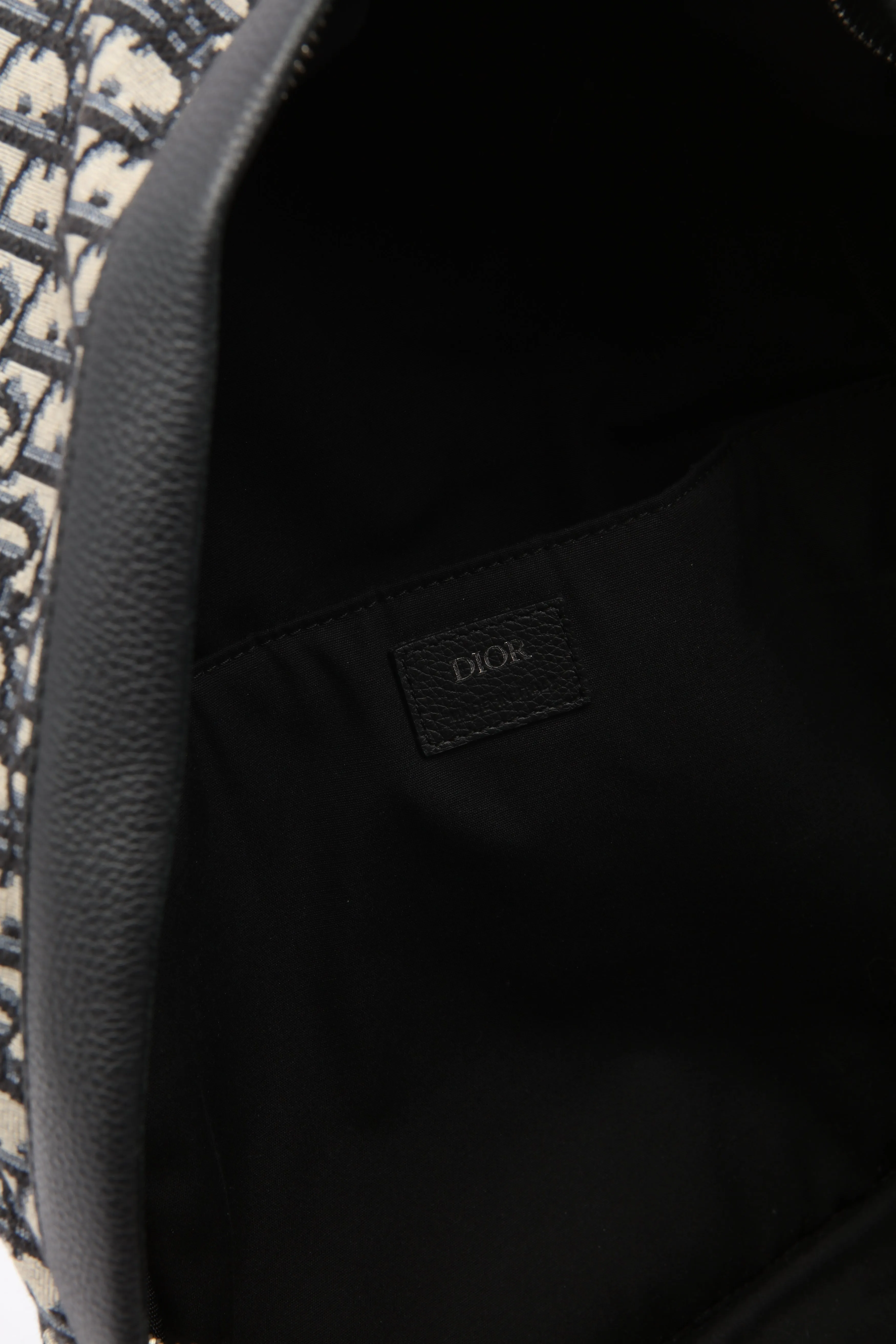 Dior Navy Oblique Canvas Rider Backpack