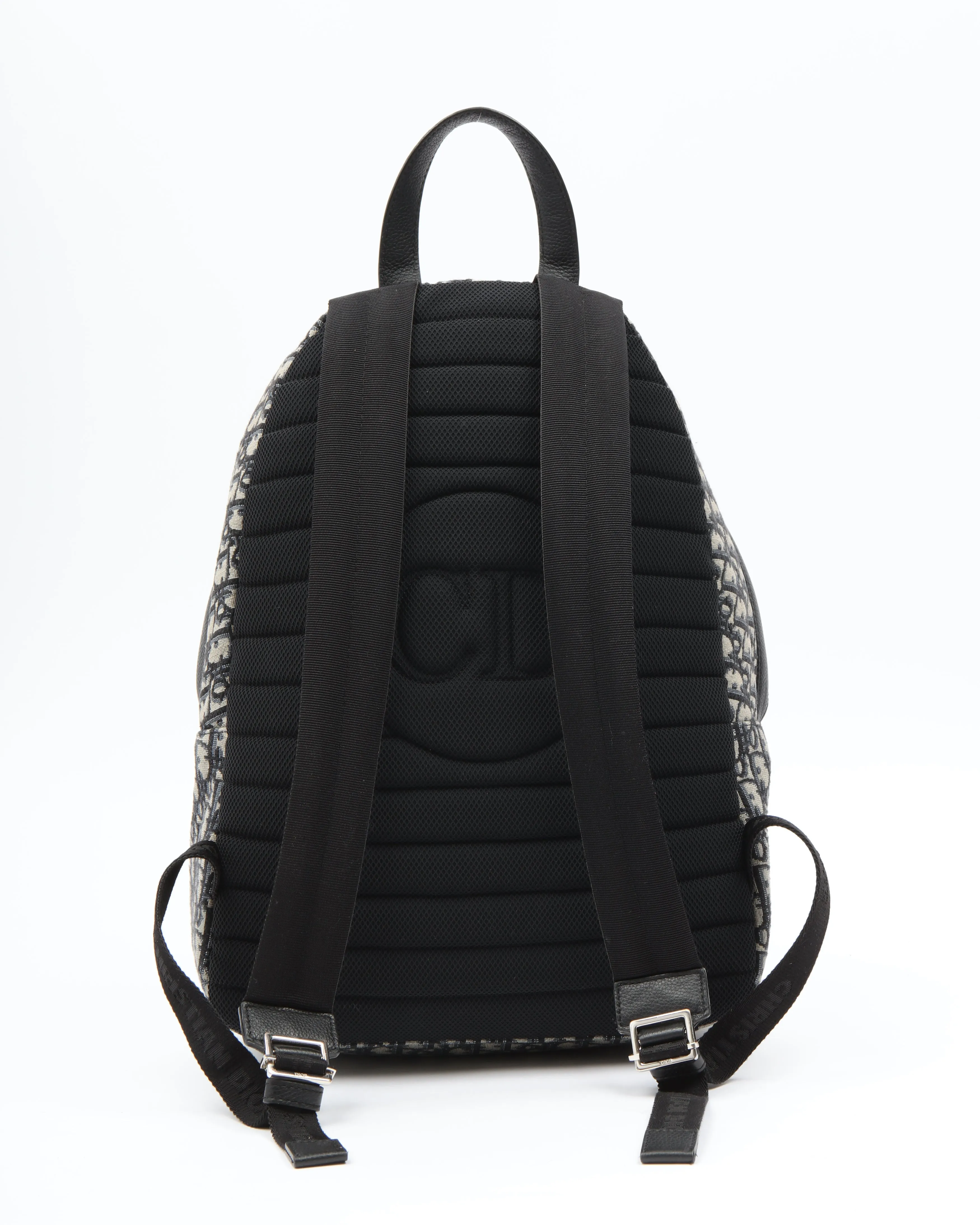 Dior Navy Oblique Canvas Rider Backpack