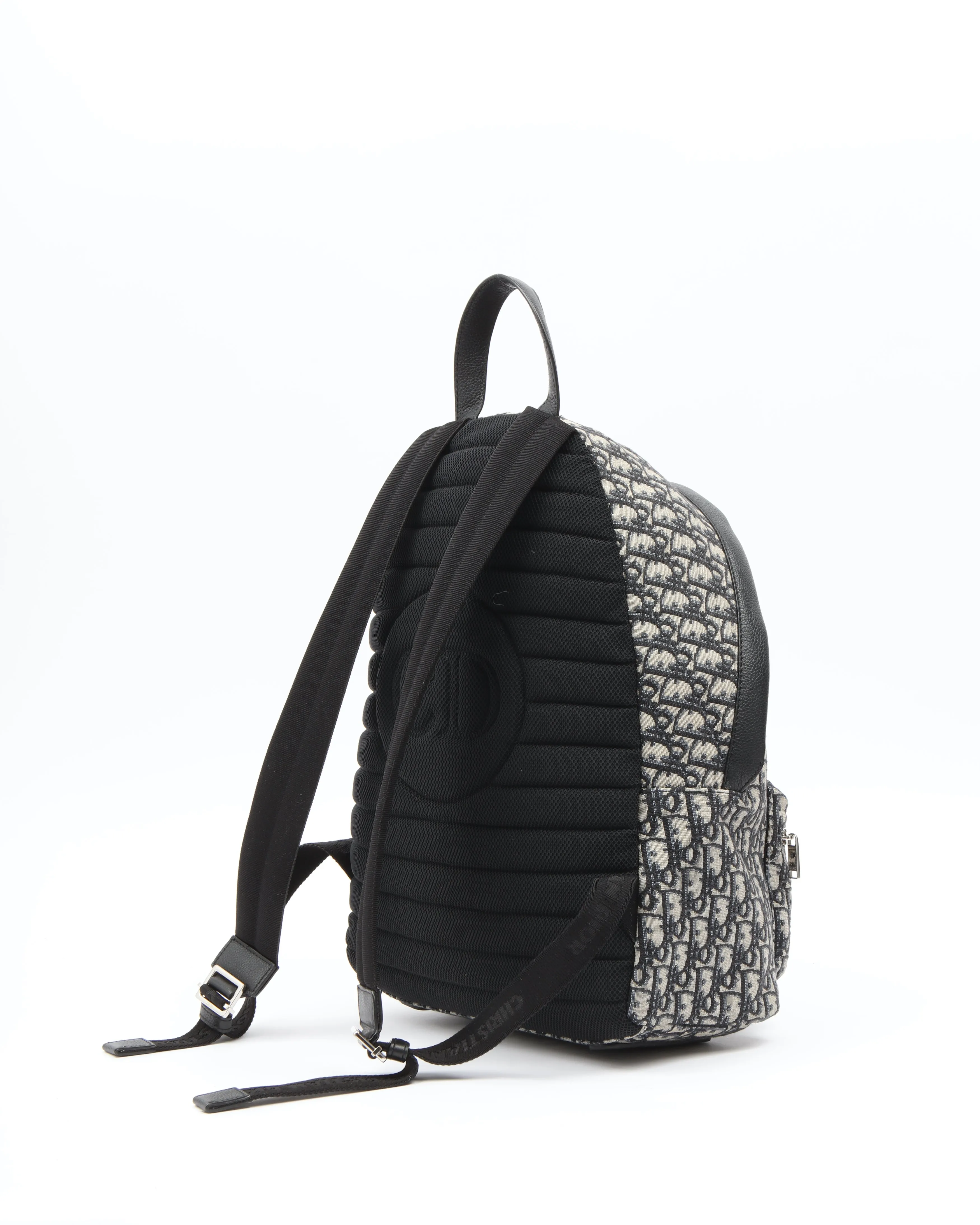 Dior Navy Oblique Canvas Rider Backpack