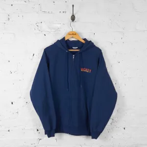 Disney Full Zip Hoodie - Blue - M
