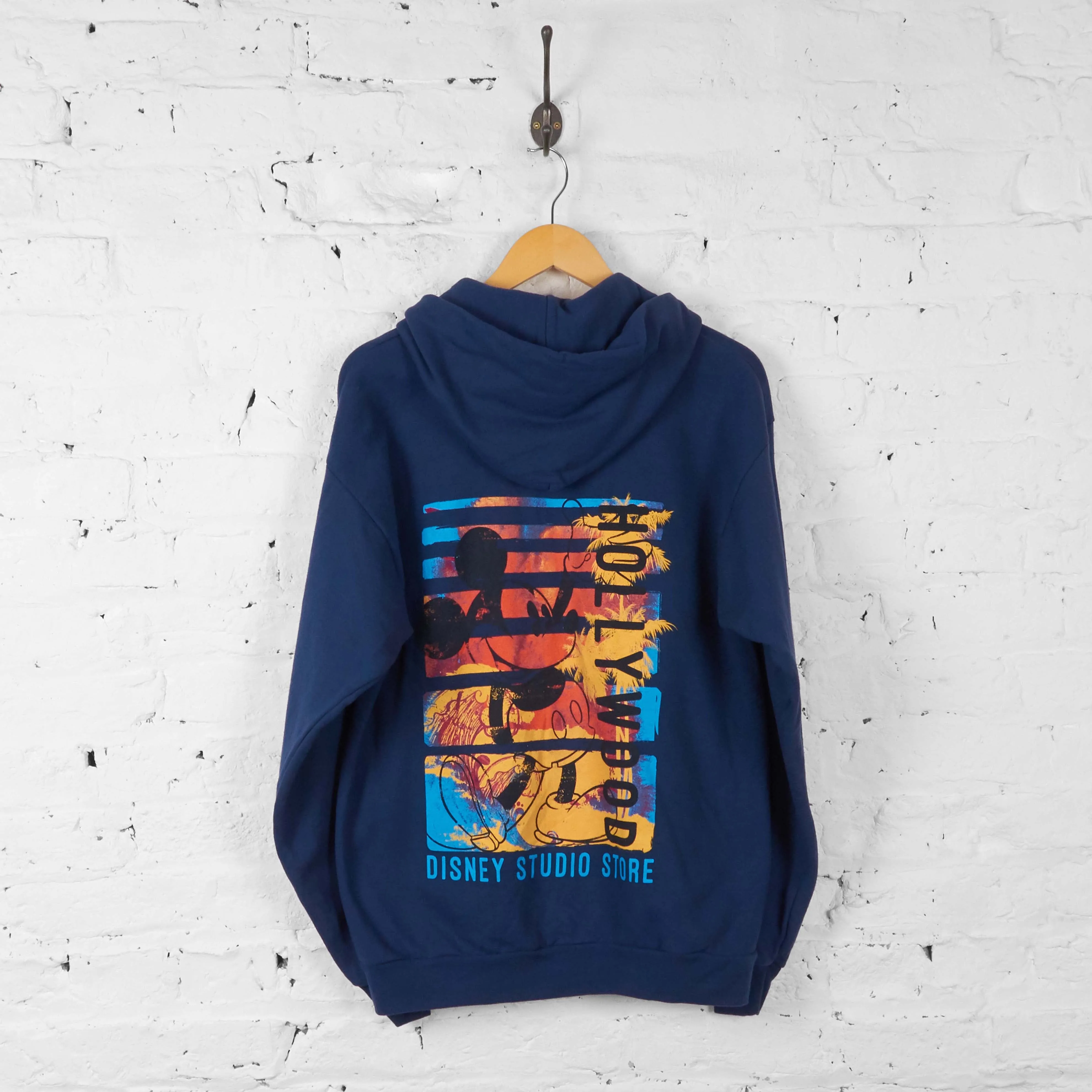 Disney Full Zip Hoodie - Blue - M