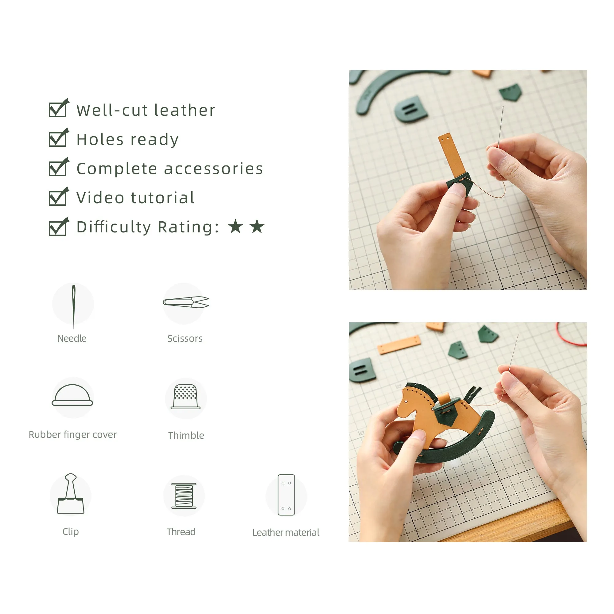 DIY Bag Kits - Little Trojan Pendant