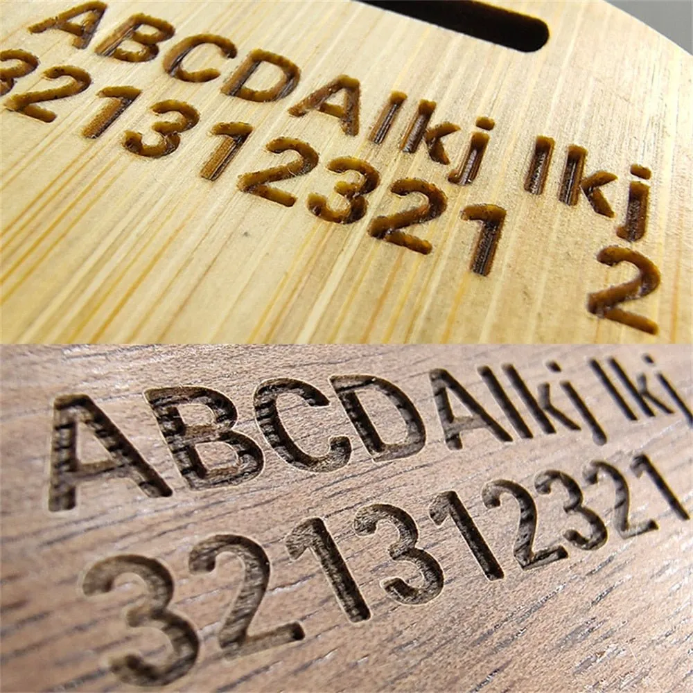 DIY Wood Keychain（10pcs）