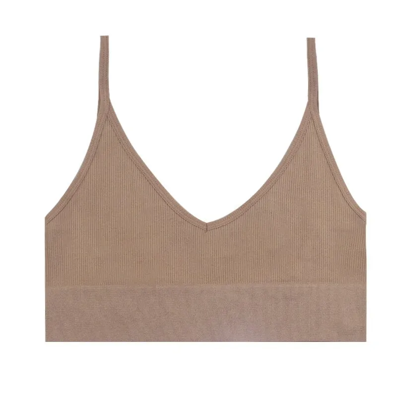 DM New Sexy Women's Seamless Bralette - Cotton Wireless Fitness Bra Lingerie