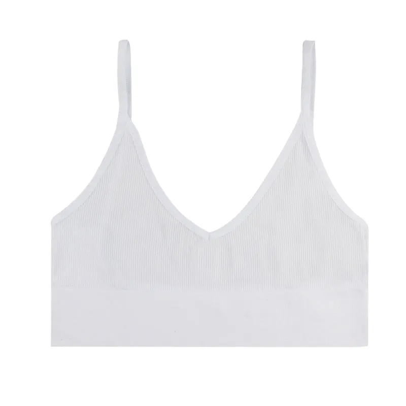 DM New Sexy Women's Seamless Bralette - Cotton Wireless Fitness Bra Lingerie