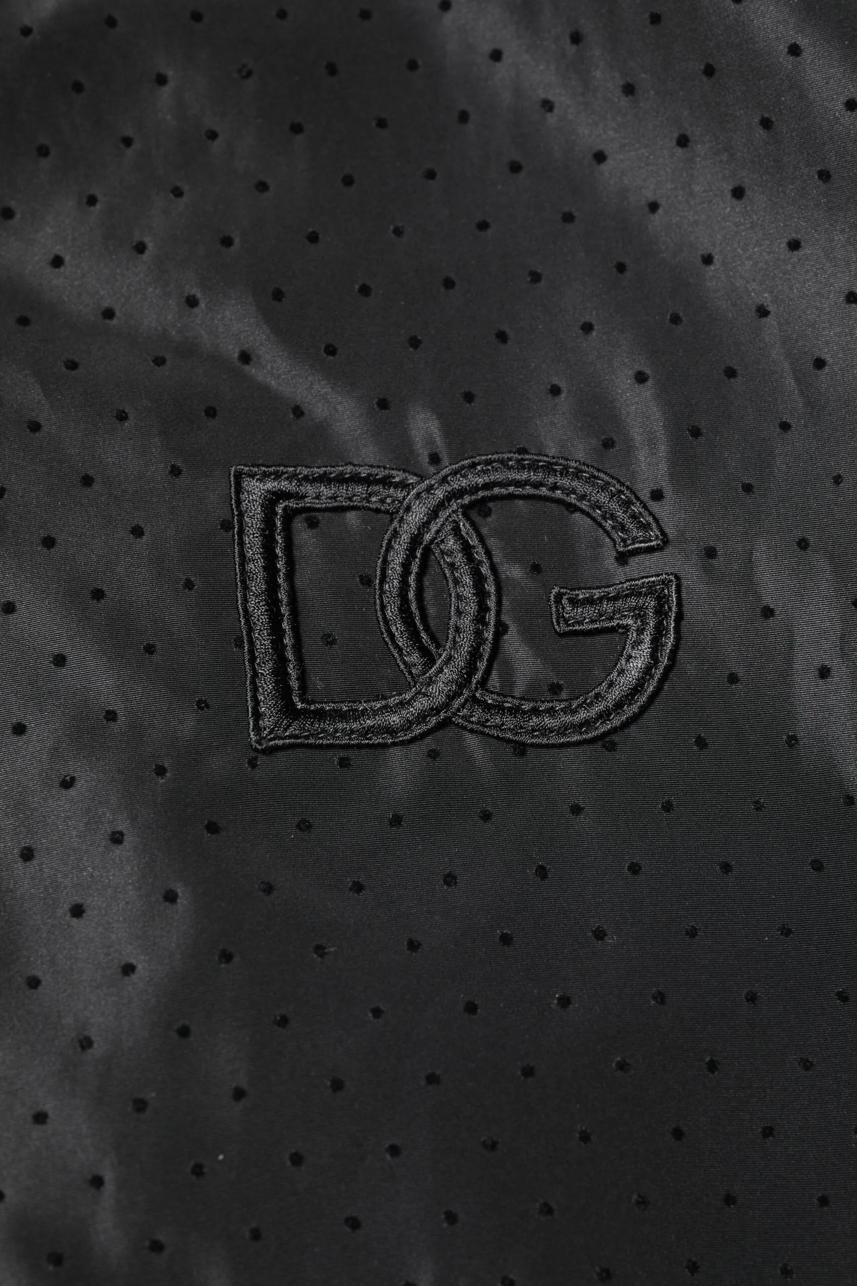 Dolce & Gabbana Black Long Sleeves Full Zip Bomber Jacket