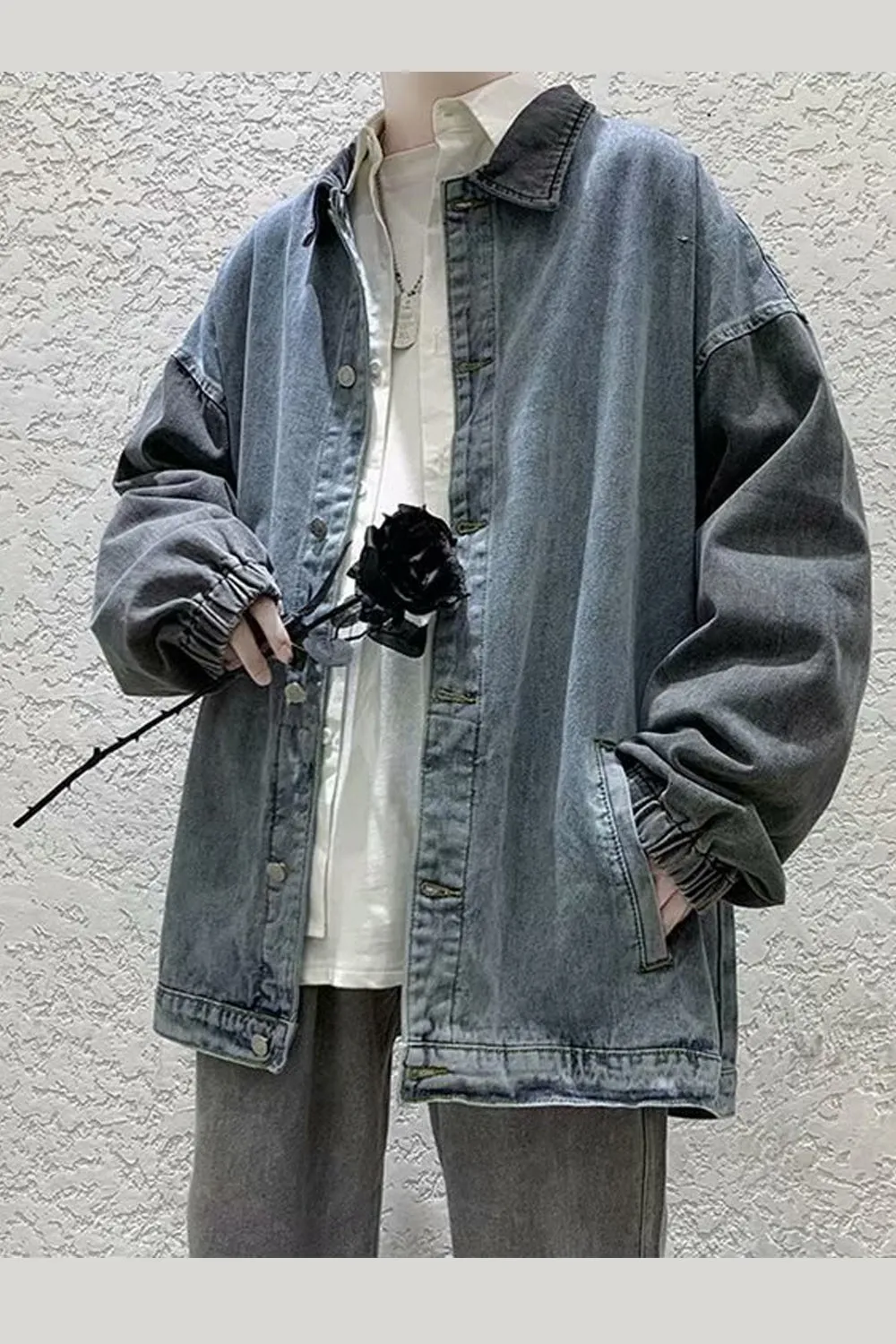 Double Colors Combined Retro Denim Jackets