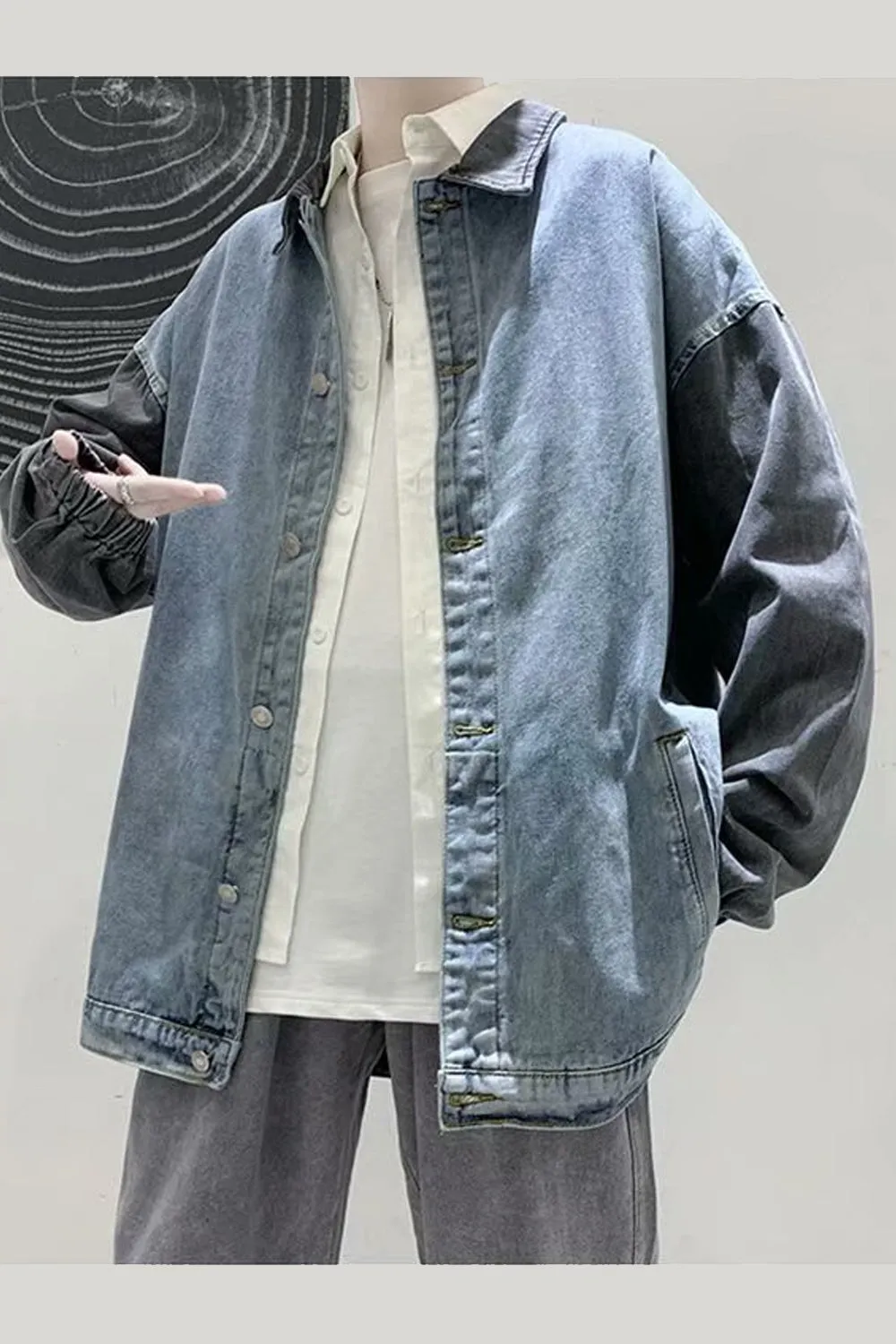 Double Colors Combined Retro Denim Jackets