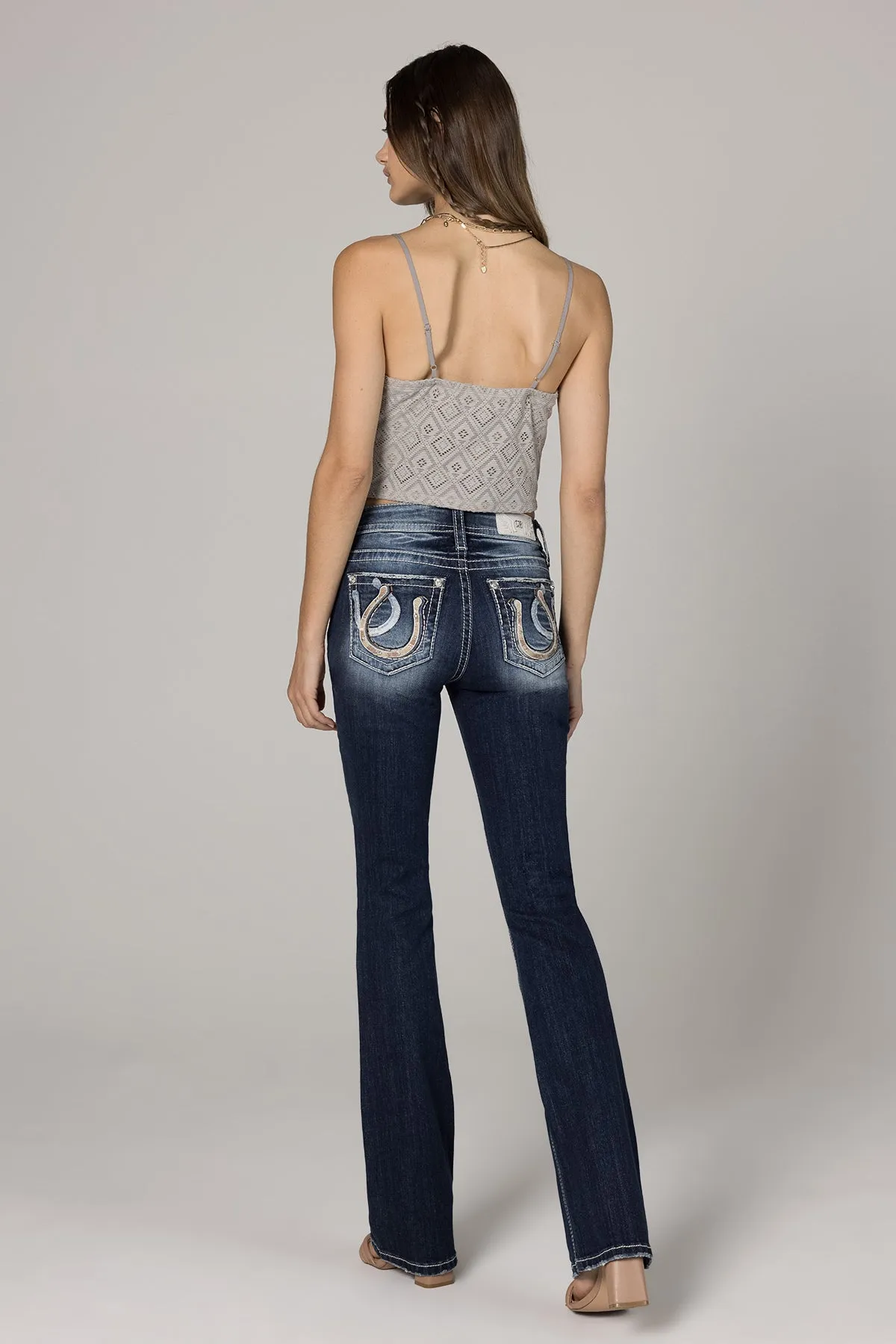 Double Horseshoe Bootcut Jeans