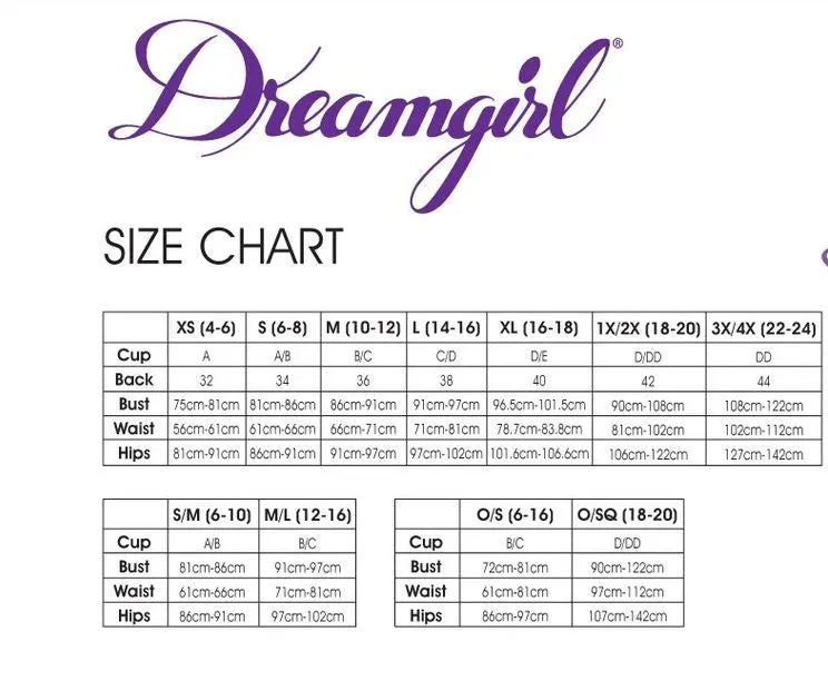 Dreamgirl Cutout Lace Overlay Teddy