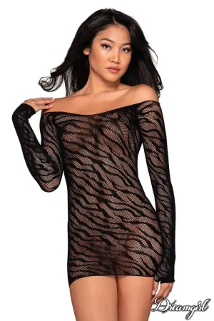 Dreamgirl Zebra Chemise