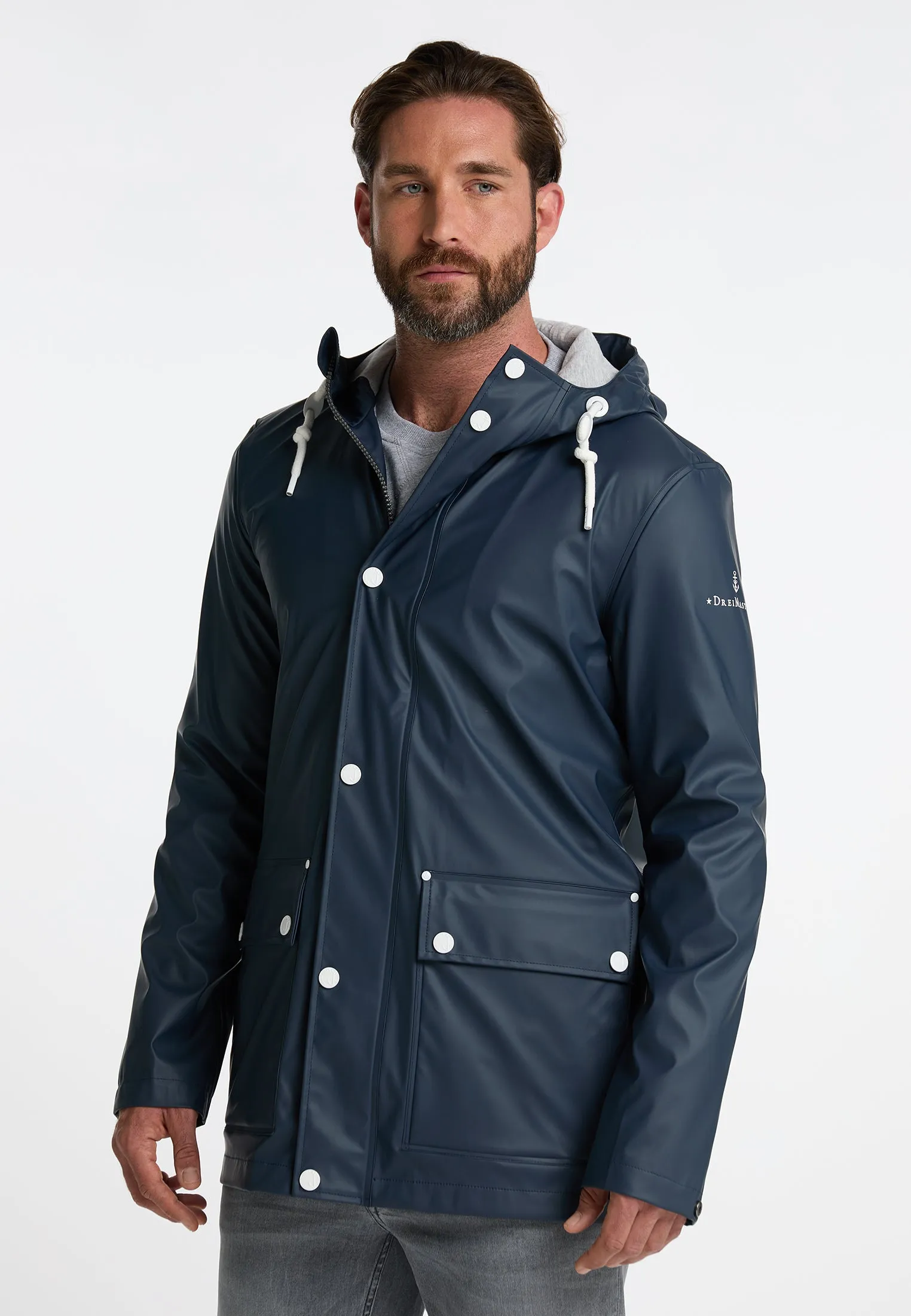 DreiMaster Maritim Men's Anorak   Shopping Bag Set