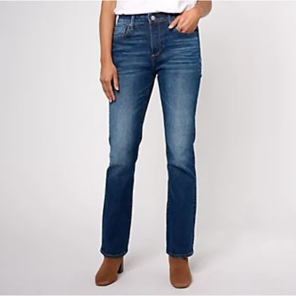 Driftwood Denim Kelly Bootcut Jeans In Blue Denim Size 29