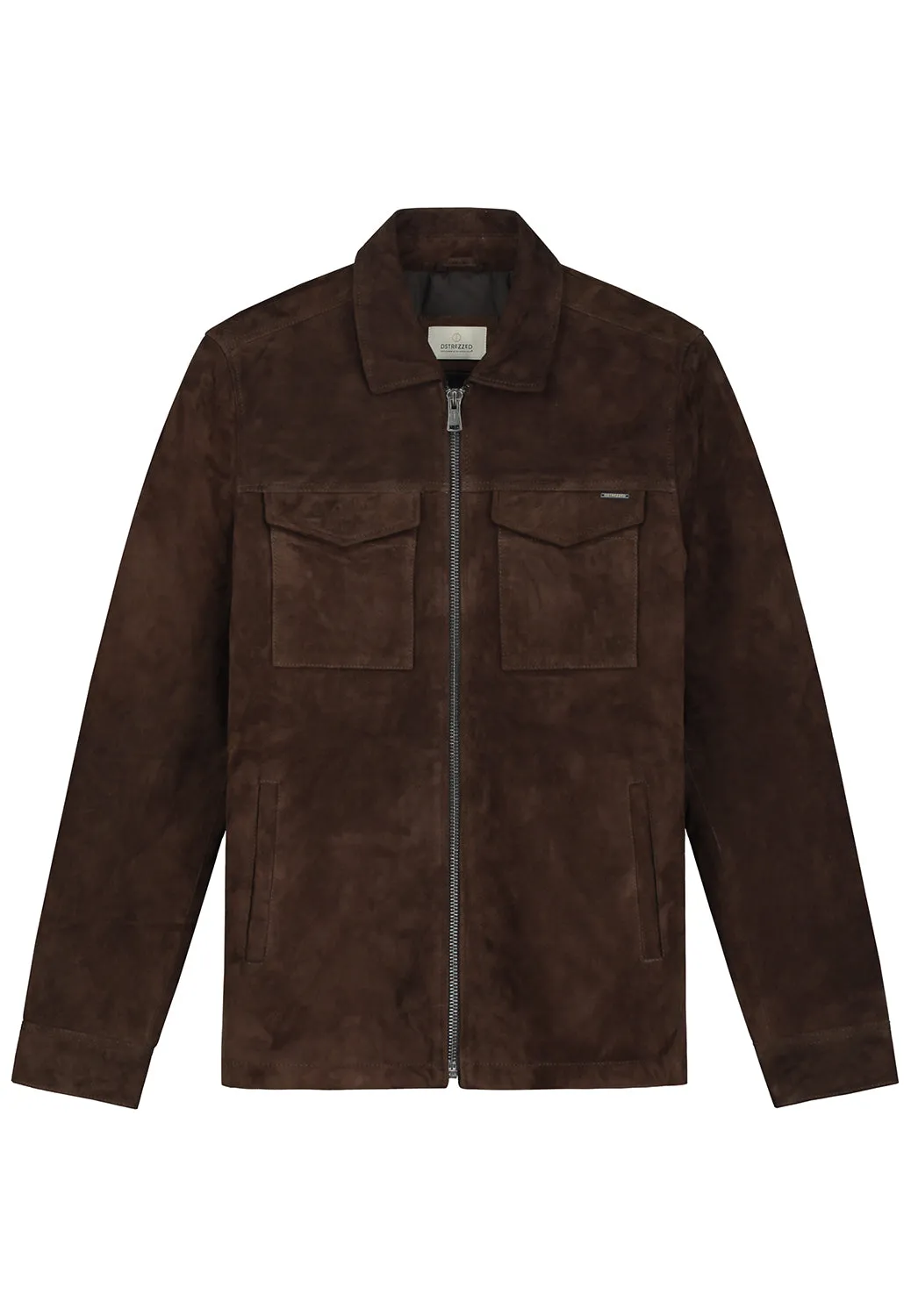 DSTREZZED CARR SEUDE ZIP JACKET 101438