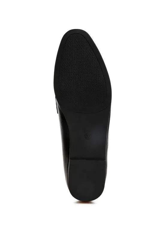 Dual Tone Tassel Loafers