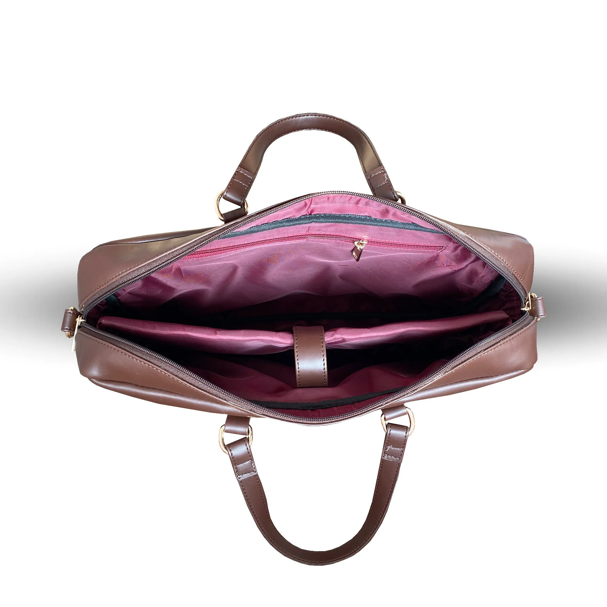 Durable Office Bag Multicolor | Vegan Leather Laptop Bag with Reinforced Stitching