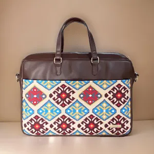 Durable Office Bag Multicolor | Vegan Leather Laptop Bag with Reinforced Stitching