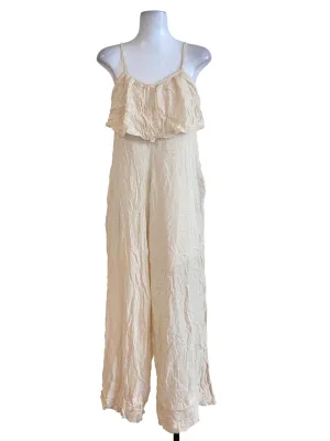 Egg Nog Sleeveless Jumpsuits