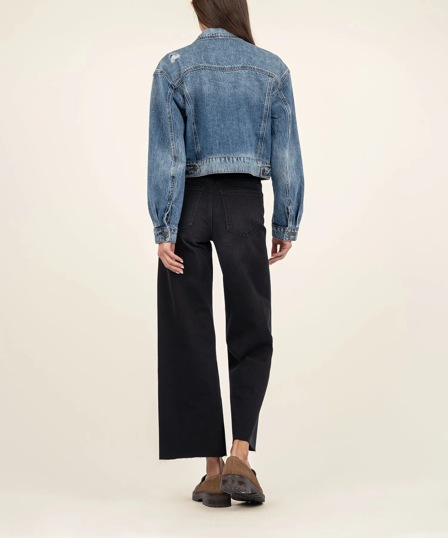 Elba Crop Denim Jacket