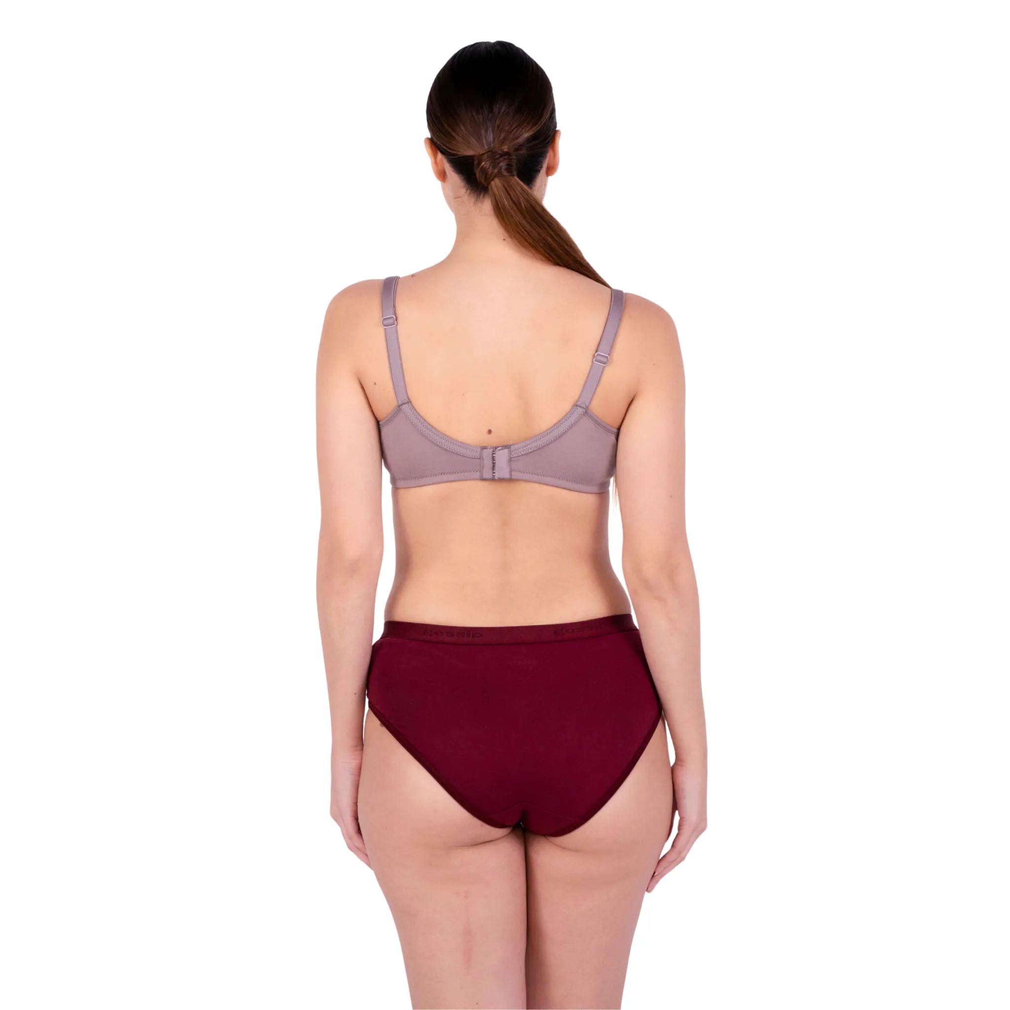 Elegant Non-Padded Bra & Hipster Panty Set | Wireless Lace Design | Everyday Comfort | by Gossip