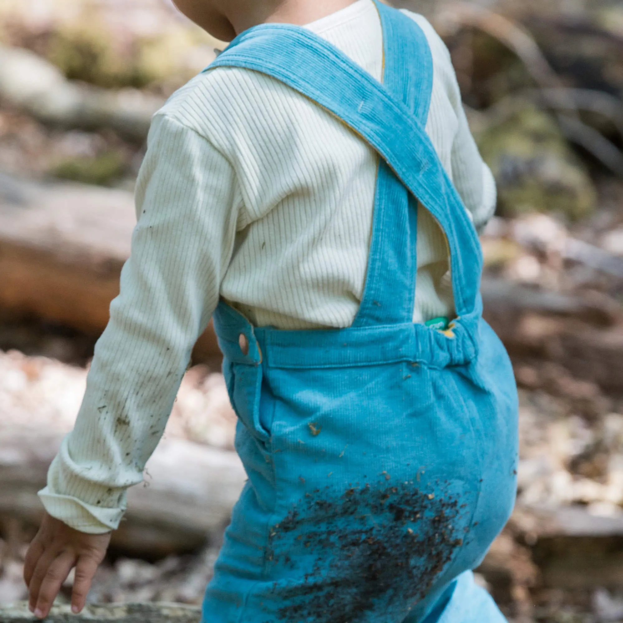 Embroidered Fox Classic Dungarees