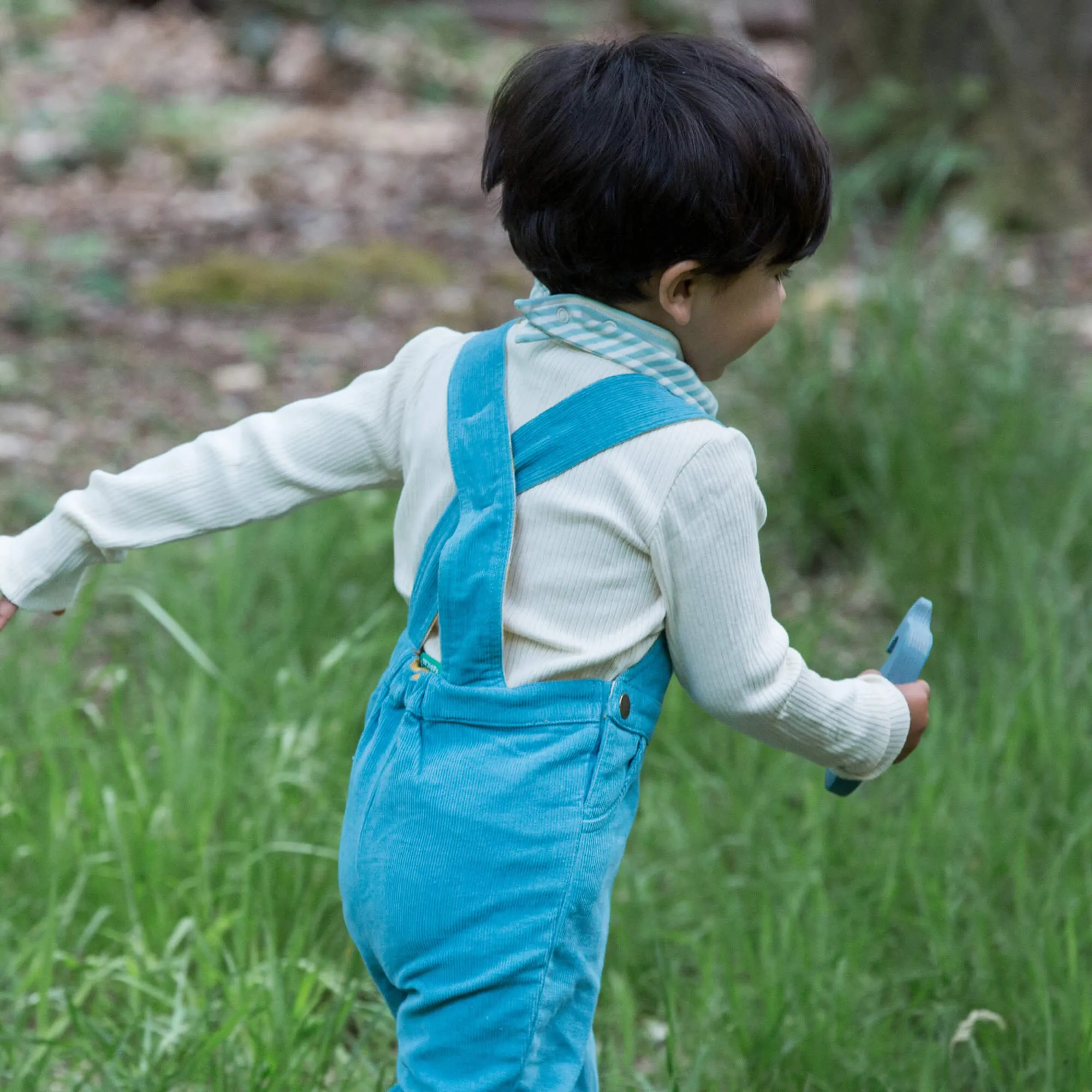 Embroidered Fox Classic Dungarees