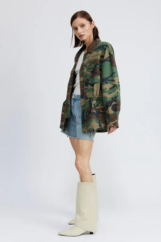 Emory Park CAMO OVERSIZED JACKET