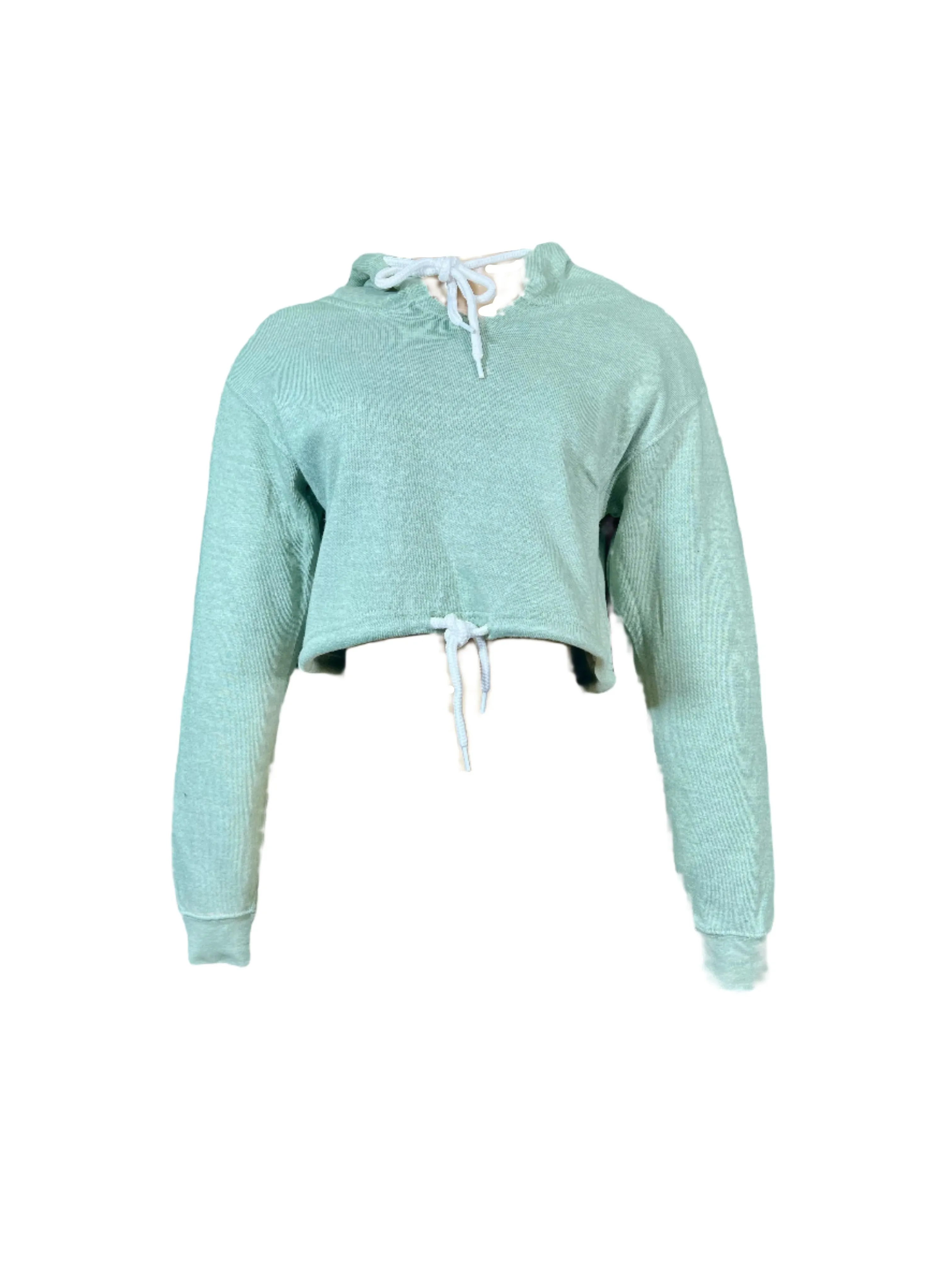 Enzyme Crop Top Fleece Hoodie