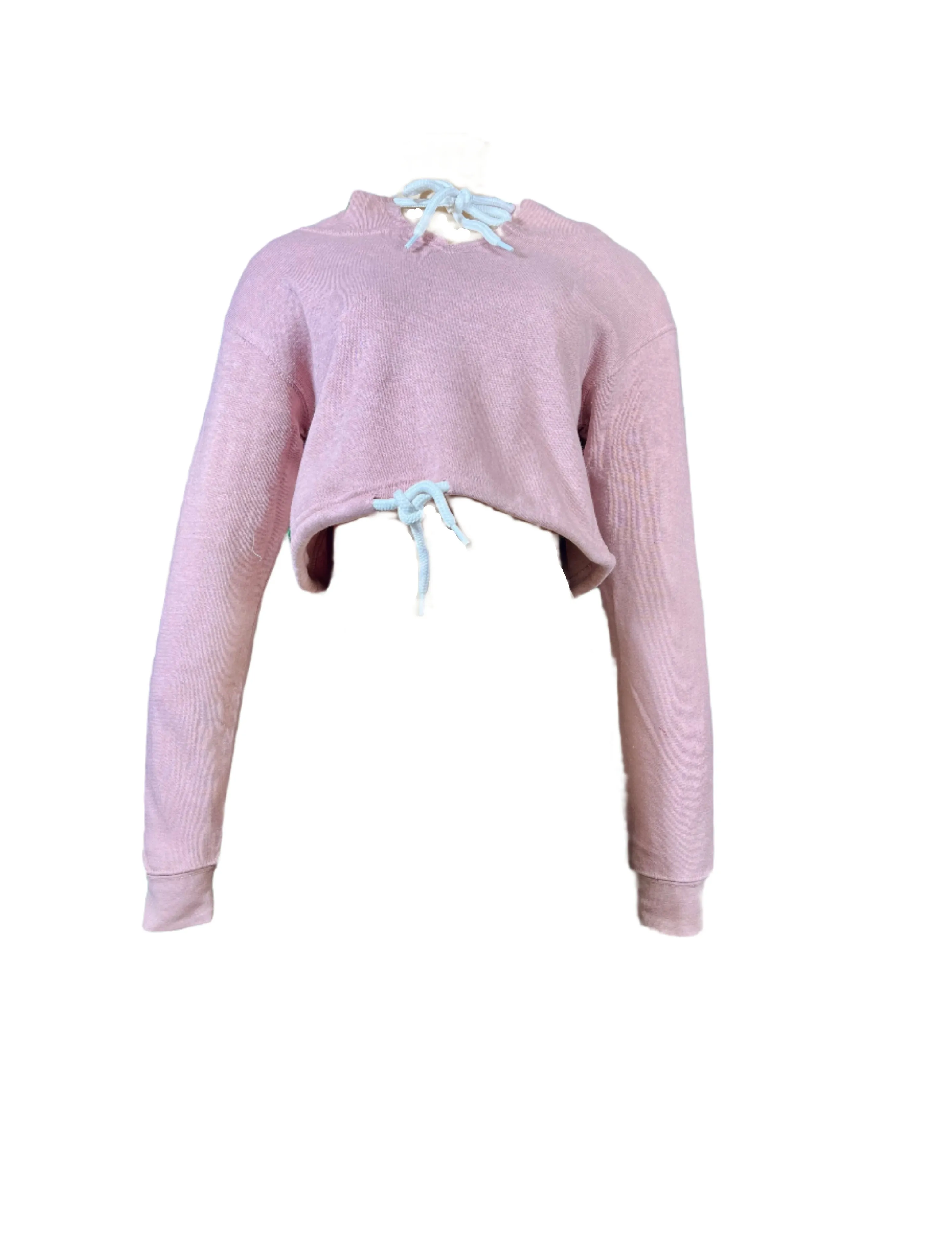 Enzyme Crop Top Fleece Hoodie
