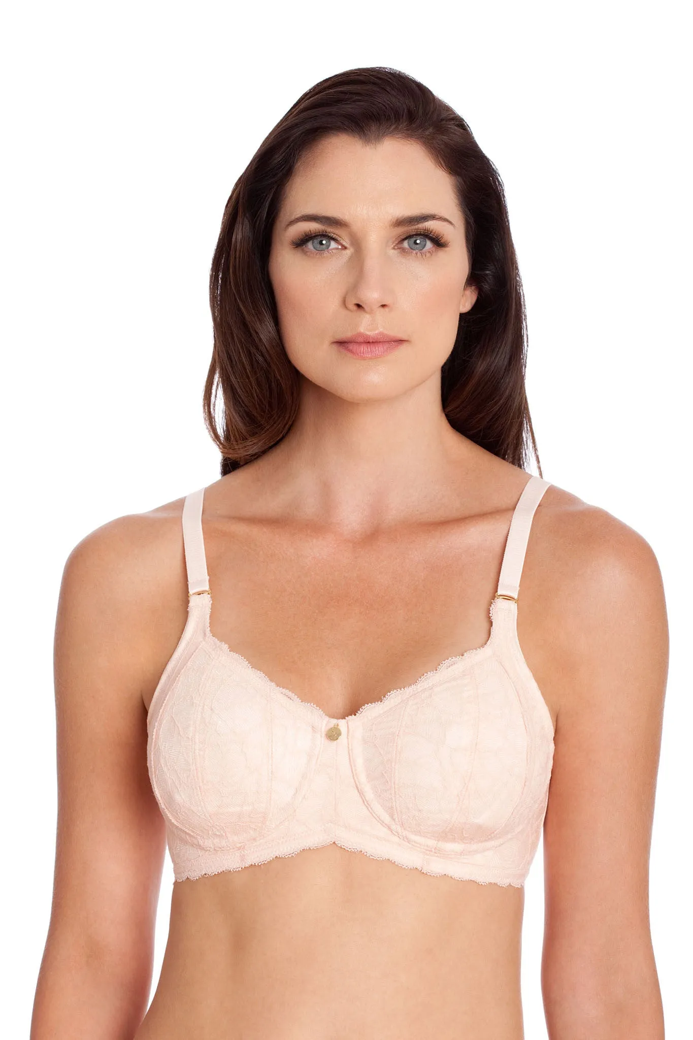 Everyday Lace No-Wire Bra - Bright Peony