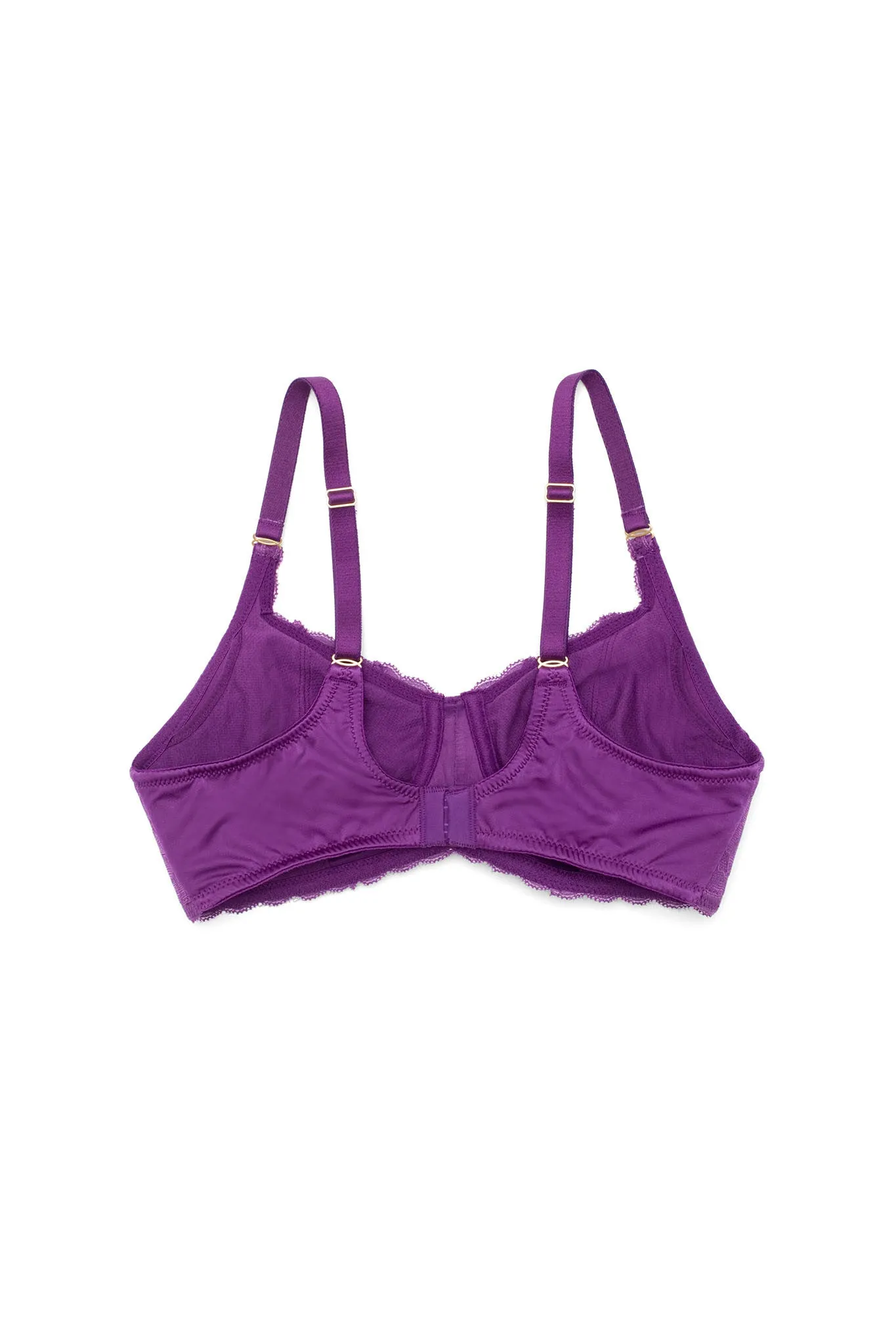 Everyday Lace No-Wire Bra - Deep Violet