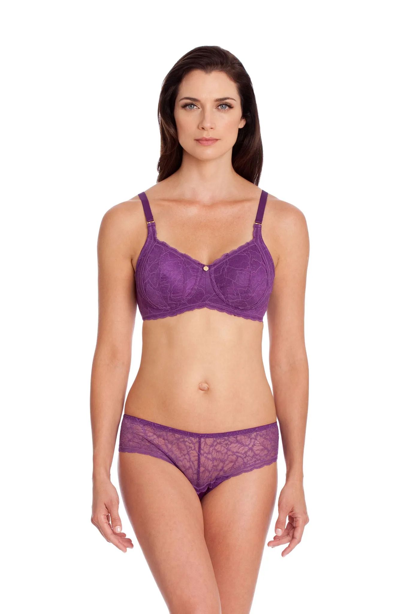 Everyday Lace Panty - Deep Violet