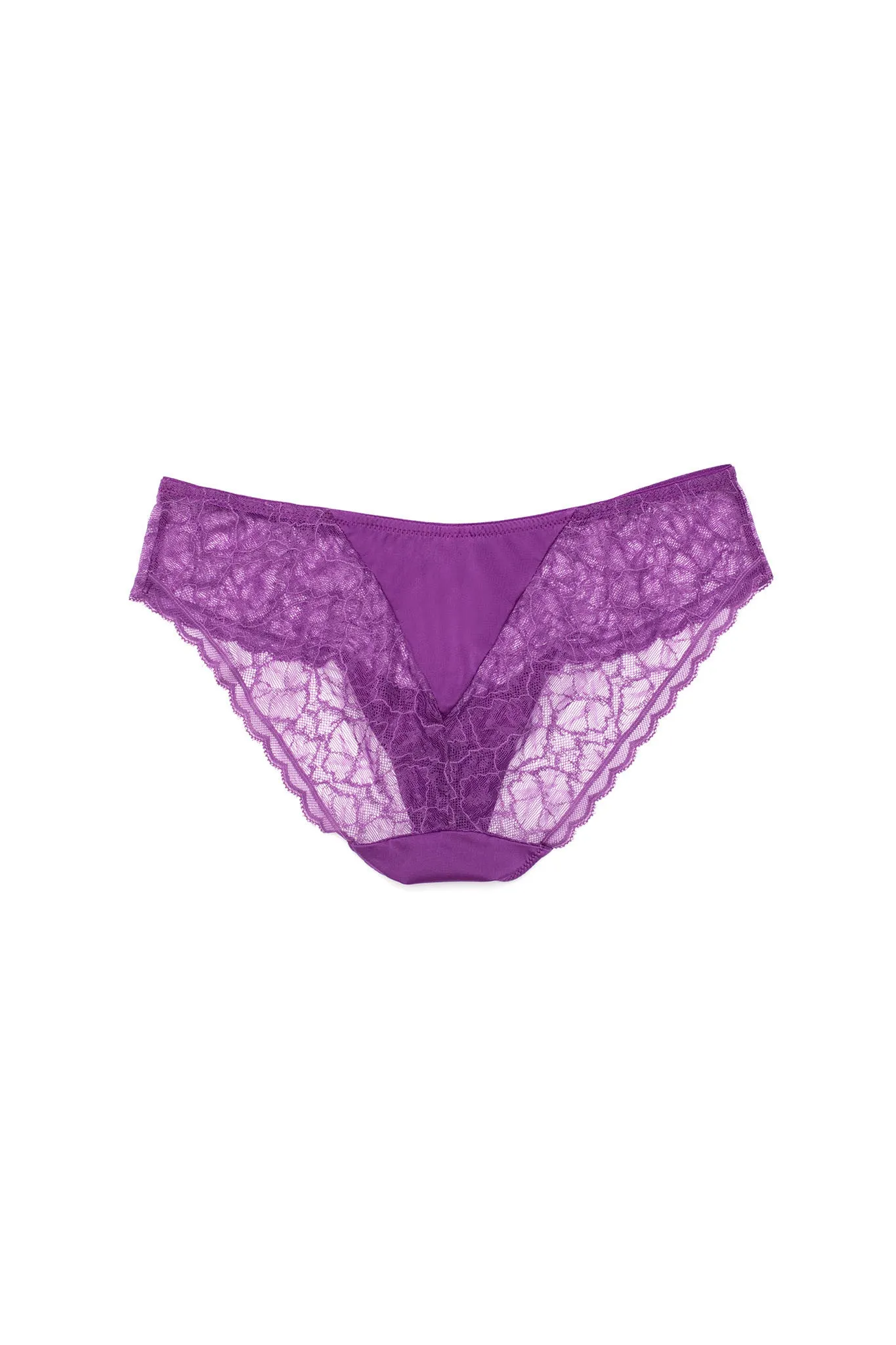 Everyday Lace Panty - Deep Violet