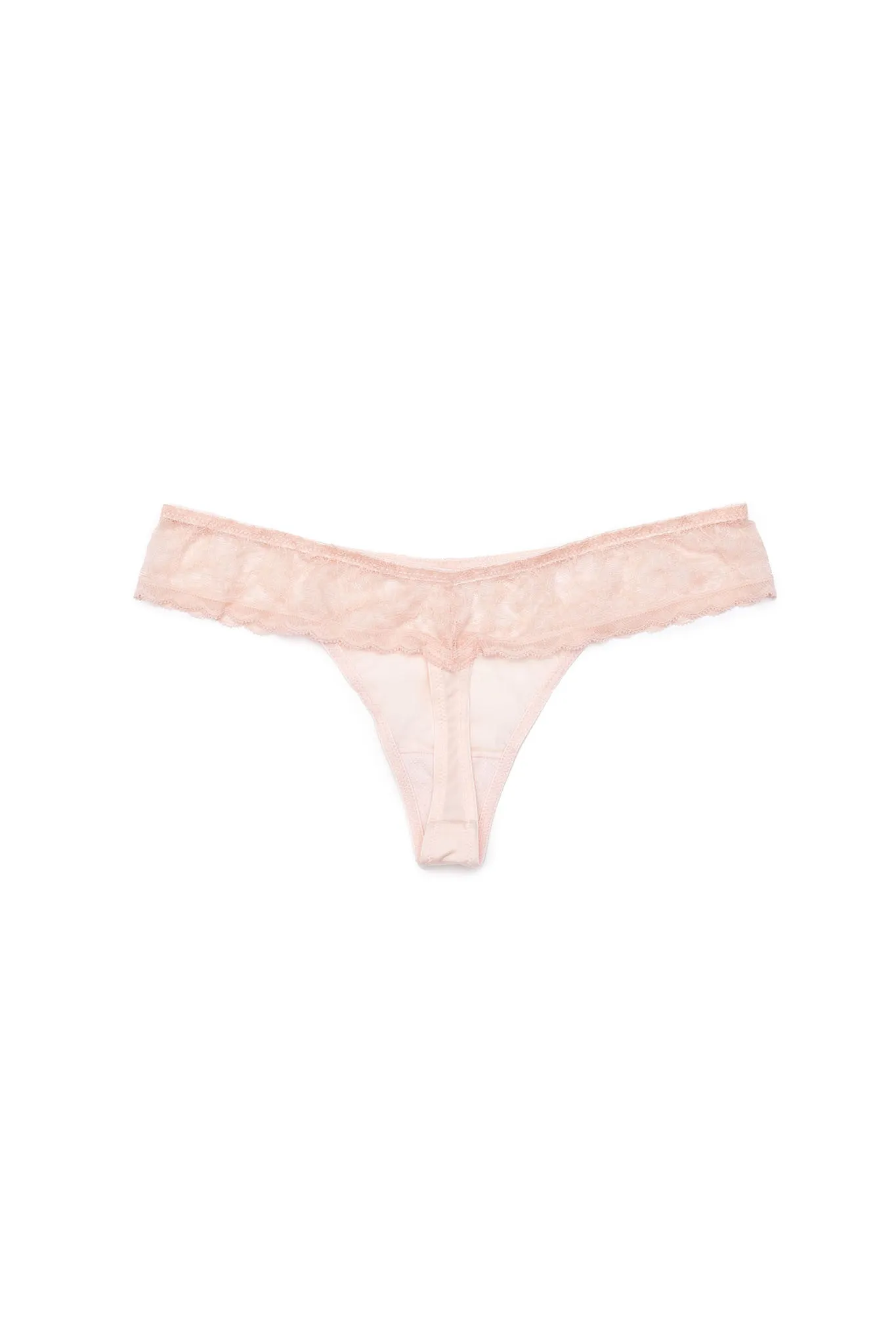 Everyday Lace Thong- Bright Peony